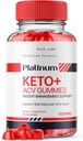 Rize Labs Platinum Keto AVC Gummies for avansert vekttap, Supplement for maksimal styrke Gomitas (60 Gummies)