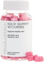 Hår vitaminer Gummier - Biotin 5000 mg med vitamin E, C & Zink, Hårvekst Vitaminer for kvinner og menn - Sterkere, vakkert hår, hud og negler Supplement, ikke-GMO & Glutenfri - 60 Gummy Bjørne