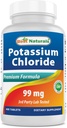 Beste Naturals Kalium kloride Supplement 99mg 400 tabletter - 3rd Party Lab Testet