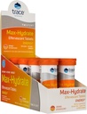 Trace Minerals Max-Hydrate Endurance - Daglig energistøtte Supplement - Electrolyte Supplement til å hjelpe mot muskelskjelv - Supplement til støtte Hydration - Oransje, 10 faner (80 Serveringer)