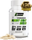 Herbolab Horny Goat Weed Extract, Standardisert til 10% Icariin, 250 mg x 120 kapsler (AKA Epimedium Extract, Barrenwort, Bishops Hat, Fairy Wings, Yin Yang Huo)