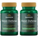 Swanson Vision Defense Antioksidant Vision Helse Supplement Lutein Zeaxanthin Astaxanthin Broccoli Extract Bilbær Ekstrakt 60 Softgels Sgels (2 pakke)