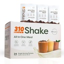 310 Næring - Alt-i-ett måltid erstatningshake - ny formel med fiberrik vegansk supermat blanding - naturlige søtstoffer - lav kulhydratshake, keto & Paleo vennlig - Glutenfri - 26 essensielle vitaminer og mineraler - Variety Shake boks - sjokoladebliss