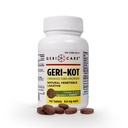 Geri-KOT Senna Laxative & Stool Softener Tabletter, 100ct© Naturlig Grønnsaker Stimulant Laxativ enhver bevegelse Senna tabletter | Fast-Active, Gentle Acceleration Relief | 8,6mg Sennosider Laxative