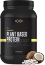 KompleX Ernæring Plant Basert Protein pulver (25 Serveringer) - Kokos Flavored Natural, Vegansk, Null Sukker, Lavt fett, Ikke GMO Kosttilskudd laget av 29 naturlige grønn og frukter