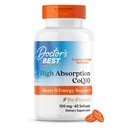 Legens beste høy absorpsjon CoQ10 med BioPerine, Glutenfri naturlig befruktet, hjerte helse og energi produksjon, 100 mg, 60 SoFtgels