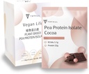 TRYALL Plante Basert Pea Protein Powder Isolate (22g protein) Reisesekk (Cocoa Melk, 10 pakker)