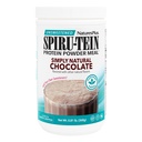 Natures Plus helt naturlig Spiru-TEIN Skake - usweeted sjokolade - 0.82 lb protein pulver-måltid erstatning - naturlig energi - støtter diabetisk livsstil - vegetarisk, 16 serveringer