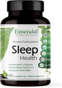 Smaragd Labs søvn helse - sovestøtte Supplement med Suntheanine L-Theanine, Melatonin, Europeisk Lemon Balm & Passionflower - Glutenfri, Vegan - 60 Grønnsaker Kapsler (opp til 30-dagers forsyning)