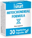 SuperSmart - Mitokondriell formel (Avansert Formel) - med PQQ, R-Lipoic Acetyl-L-Carnitin - Mitocondrial Supplement | Ikke-GMO & Glutenfri - 30 Vegetariske kapsler