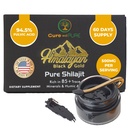 Cure wid ren Himalayan Shilajit for menn og kvinner – 94,5% Fulvic Acid Resin, 500 mg 60 Serveringer – USA Lab-testet organisk adapter for energi, vitalitet og Hormonal Balance