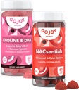 NAC 600mg + Choline & DHA Gummies Bundle - Næringsstøtte for daglig helse
