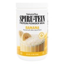 Natures Plus SPIRU-TEIN, Banan - 1,2 lbs - Plantebasert proteinshake - Ikke-GMO, Vegetarisk, Glutenfri - 16 Serveringer