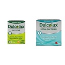 Dulcolax stimulerende Laxative tabletter (100 greve) Gentle Overnatting Acid Relief, Bisacodyl 5 mg & Stool Softener Laxative flytende Gel kapsler (50ct) Gentle Relief, Dokusate Natrium 100 mg
