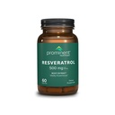 Prominent Ernæring Resveratrol Supplement, Anti-Aging og immunstøtte, 98% ren trans-Resveratrol Supplement, 500 mg, 30 dagers forsyning - 1 pakke