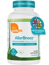 Zahler AllerBreez immunsystem støtte formel med vitamin C, Quercetin, vitamin B5, MSM & Sting Nettle - Seasonal & Year-Round Immune Support Supplement, Dhist Allergy Supplement (90 kapsler)