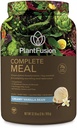 PlantFusion Fullstendig måltid erstatningsshake - Plantebasert proteinpulver med supermat, grønn og probiotika - Vegansk, Glutenfri, Soyafri, Ikke-Daueri, Ingen sukker, Ikke-GMO - Vanilla 2 lb