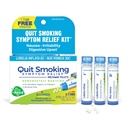 Boiron Slutt å røyke Relief Kit for nikotin symptomer fra røyking, vaping eller cheving - kvalme, irritabilitet, og oppsett mage – ikke-Drowsy og nikotinfri – 3 greve (240 Pellets)