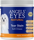 ANGELS 'EYES Naturlig Tear Stain Forebygging Myke Chews for hunder | Kylling Flavor | For alle avler | No Wheat No Corn | Daily Supplement | proprietær formel