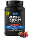 MuscleTech Kreatin Monohydrat Powder Cell-Tech Creatine Post Trening Recovery Drink Muskel Builder For menn og kvinner Muskelbygging Kosttilskudd Frukt Punch, 3 lbs (27 Serv)