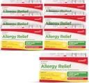 Leder 4 timer Allergi Relief, klorfeniraminmaleattabletter, antihistaminer, 4 mg, 100 greve (pakke på 6)