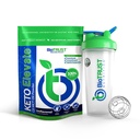 BioTrust Keto heve ren C8 MCT oljepulver (uslaveret) BlenderButtle Bundle