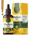 HERBAMAMA Mullein Drops for Lungs - Vegansk Lung renser med Mullein Leaf Extract, Echinacea Tinktur & Licorise - Ikke-GMO, alkohol og sukkerfri andningsstøtte - 56-dagers forsyning