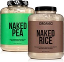 NAKED Vegansk Protein Bundle: 5LB Unflavored Pea og 5LB organisk ris