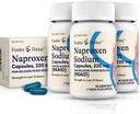 Foster og trange flytende geler med Naproxen Natrium 220 mg NSAID smertefri feber Reduser, 40 geler, (pakke med 3)
