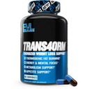 EVL termogen fettforbrenner støtte - raskt fungerende vekttap energi og aptit støtte - trans4orm grønn te supplement for menn og kvinner - 60 serveringer
