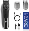 SUPRENT Justerbar Skjegg Trimmer for menn, Trådløs Elektrisk Skjegg Trimmer med presisjon Dial, USB Oppladbare 19 Lengdeinnstillinger Mustache Trimmer for Mens Gaver (svart)