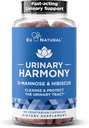 Urinal Harmoni D-Mannose Supplement – Urinal Tract Helse for kvinner – Renser og fluser urinsystemet – Potent klinisk styrke formel med DMannose og Hibiscus – 60 raske fungerende kapsler