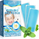 16 ark Fever Patches for barn - varme vær kjøling Gel Patches for voksne - hodepine Patches - Forehead Fever Cool Pads