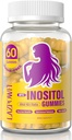 Inositol Gummies med Myo-Inositol & D-Chiro Inositol,Vitamin D3,Magnesium Glycinate & Sink - Ideell 40:1 Ratio - 30 dagers Supply-99