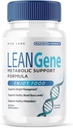 Rise Labs Lean Gene Supplement, Metabolsk støtte formel for avansert vekttap, maksimal styrke kapsler, alle naturlige piller (60 kapsler)