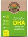 Algae DHA 120 Softgels x 1 boks - Vegan Omega-3 Supplement, ren plantebasert Carrageenan, DHA og Algae Olje (120 greve)