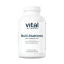 Vitale næringsstoffer Multi-Nutrienter 4 | Citrate/Malate Formula (med kobber og jern) | Multi-vitamin/Mineral Formula med Potent Antioksidanter | Biotilgjengelig Form | Ikke-GMO | 180 Kapsler