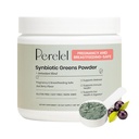 Perelel Synbiotic Grønn pulver, Superfood blanding med frukter, grønnsaker, Probiotika, Fiber, Spirulina & Klorella, Daglig Grønn Supplement, Soja & Glutenfri, Ikke GMO, Acai Berry Flavor, 30 Serverer