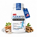 N-Labs Flexafen felles støtte Supplement - Felles helse støtte med MSM, kollagen Type 2, Hyaluronsyre, Bor & Hvit Willow Bark - støtter felles komfort, fleksibilitet og mobilitet - 30 kapsler