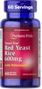 Puritans Pride Doctors Trust® Red Yeast Rice 60mg med Policosanol, Diett Supplement, 60 Rapid Release Capsules