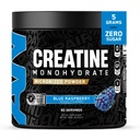 Alt Svart Alt Kreatin Monhydrat | 60 Serveringer | Blå Razz | Mikronisert Aminosyrepulver | Støtte Muskler | Cellular Energy | Kognitiv funksjon | Glutenfri og ketovennlig