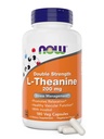 NU Mat L-Theanine, Dobbel Styrke 200 mg per Cap - 180 Veg Kapsler - Forbedret med 100 mg Inositol - Vegetarisk, ikke-GMO - Ltheanine 200mg Supplement