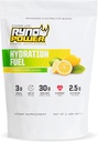 Ryno Power Hydration Drivstoff Electrolyte Drink Mix 2lb (20 Serveringer) \"Lemon Lime\" - Advanced Electrolyte Formula + BCAA's - Glutenfri - fri energi og muskelgjenvinning