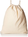 TBF 12 Pack Bulk bomull Canvas Drawstring ryggsekk poser (14" W x 18" H) - Perfekt for DIY, håndverk, hendelser og mer