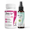 NutraBlast Borsyre Vaginal Suppositories 600mg (30mg) m/intimistiske essensielle oljer Blande Spray (2 fl oz)