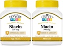 21st Century Niacin 500 mg Langvarige releasetabletter, 100 greve (27474) (Pack of 2)