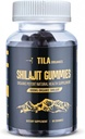 Tila Organic Himalayan Shilajit Restin Myke Gels - 60 Gummies, 600 mg- naturlig kosttilskudd for menn og kvinner med over 85 spormineraler, fulvinsyre og Humic Acid Vegan Glutenfri