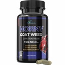 Horny Goat Weed ekstra styrke - med Maca, L-Arginine, Ginseng - Boost Desire, ytelse, Stamina, Energi, Ikke-GMO Formula, 60 Kapsler