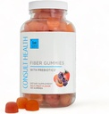 Konsult Health Fiber Supplement Gummies - Sukkerfri Multi Fruit Flavor - 6g Prebiotic Plant Based Fiber Blend - 120 Count