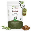 Organic Way Haritaki Whole (Chebulic Myrobalan) | Terminalia Chebula (Yellow Myrobalan) | Kosher & USDA sertifisert | Vegansk, ikke-GMO & Glutenfri | 100% Rå fra India (4 oz - 1/4 lbs)